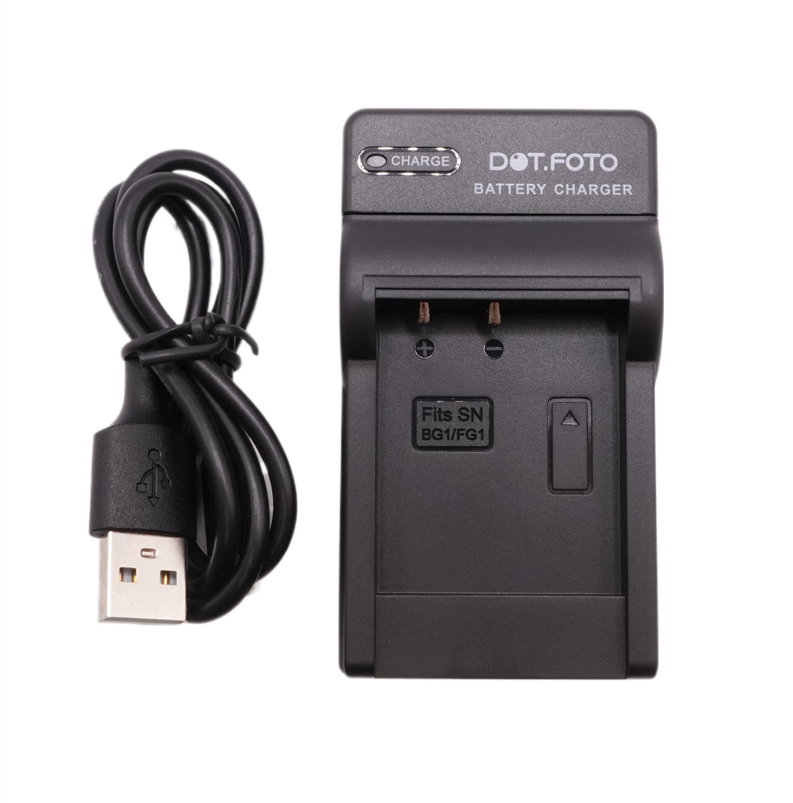 NP-BG1, NP-FG1 USB Charger for Sony DSC-HX20/HX30/T20/T25/T100