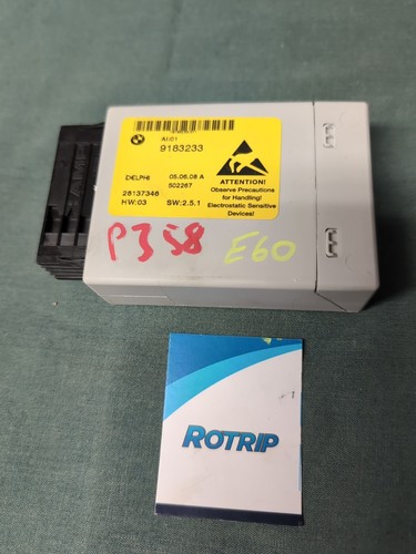BMW 5ER KOMFORTSTEUERGERÄT ECU #9183233 E60 E61 LCI 2007 - 2010
