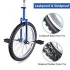 Yescom 20 Inch Wheel Outdoor Unicycle Circus Bike for Adults Teenagers Kids Blue — photo 4