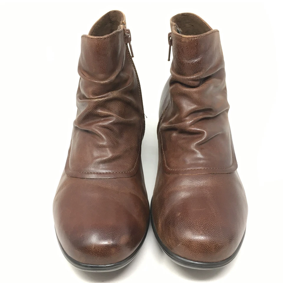 Romika Maddy Botines Botines Zapatos Mujer Talla 7-7.5 EE. UU. 38 UE Cuero Marrón Foto 4 de 4