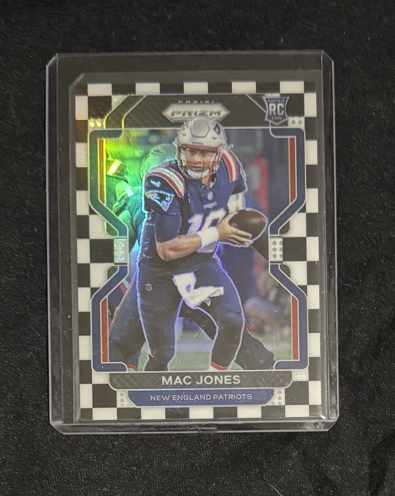 Mac Jones Black & White Checker Checkerboard SSP RC 2021 Prizm #336