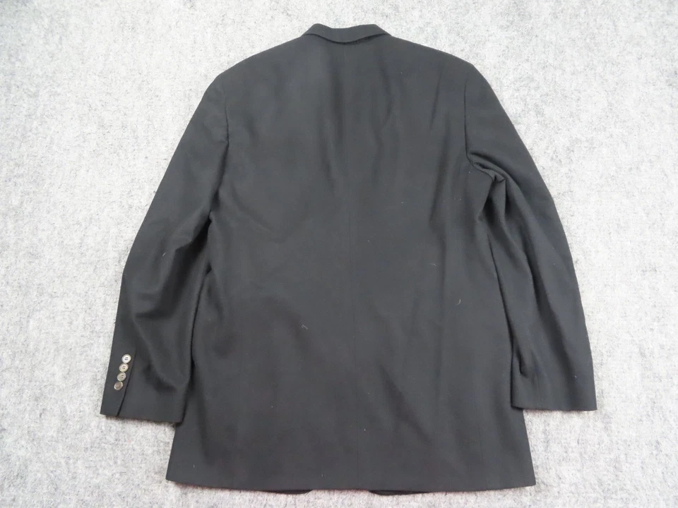 Bloomingdales Blazer Mens 42 Long Black Cashmere Jacket USA - Изображение 4 из 4