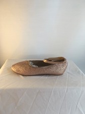 Girl's New Size 4 Pink Glitter Ballet Shoe w Buckle