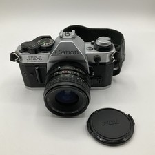 Vintage Canon Program AE-1 35 mm fotocamera reflex pellicola MC obiettivo automatico focale 50 mm f/2,8