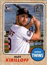 Alex Kirilloff RC 2021 Topps Update 70 Years Of #70YT-18 Minnesota Twins Rookie