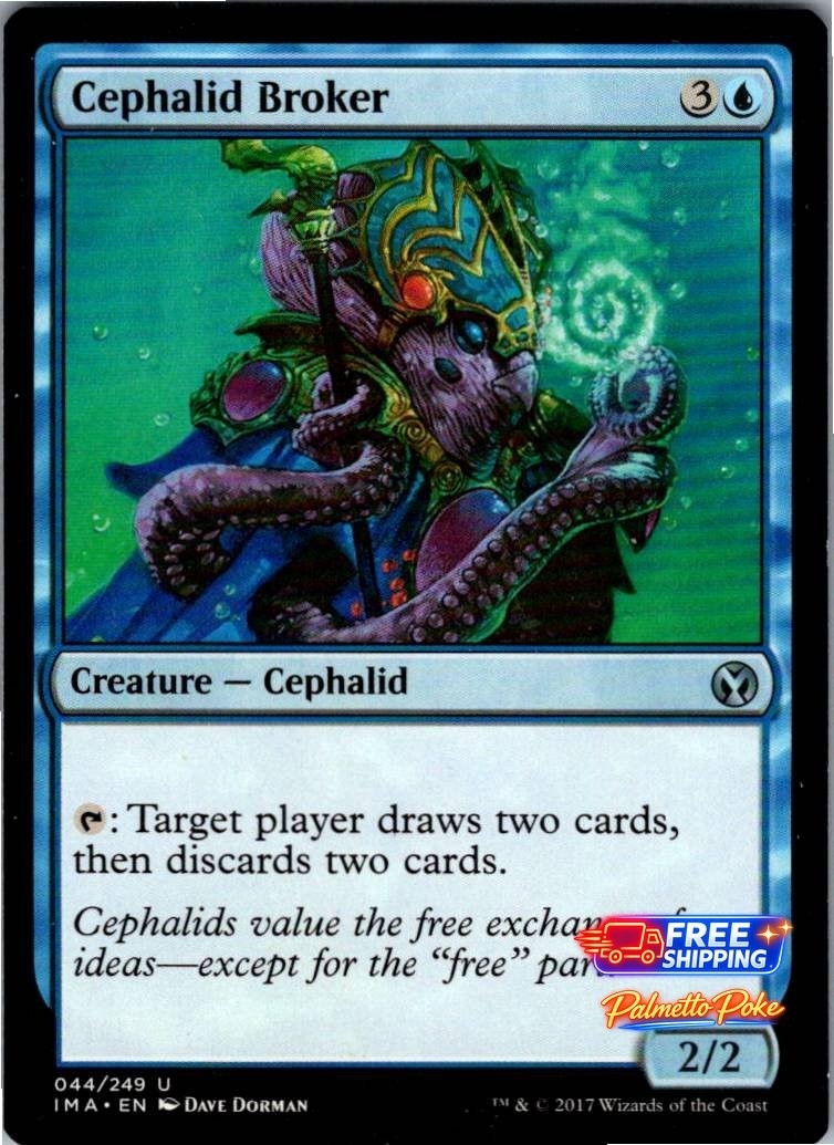 Cephalid Broker 44 Uncommon Iconic Masters MTG Lightly Played