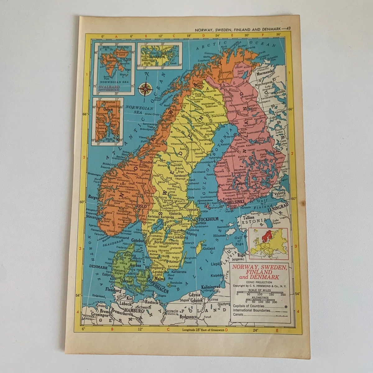 1950年頃 海外　外国 いろいろ ヴィンテージ旅行ガイド 地図 コレクション 1954 Collectible World Maps for sale | eBay