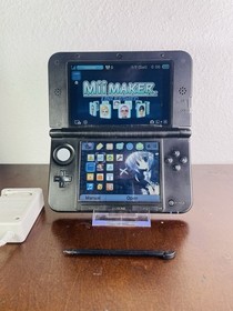 Nintendo 3DS XL LL Gray Handheld English Console Charger Stylus SD US TESTED