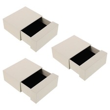 3 Pcs Drawer Jewelry Organizer Display Box Bracelet Storage Boxes