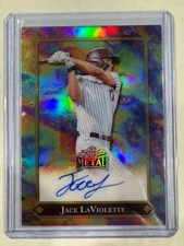 2025 Leaf Metal Baseball Jace LaViolette 92 Leaf LGR Auto Oil Slick #4/5