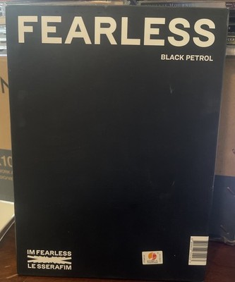 LE SSERAFIM Black Fearless Photobook Magazine NO CD 2022 Source Music Korea
