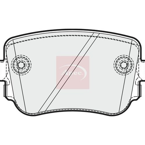 For AUDI A1 8X1 8XK 2010 to 2019 BRAKE PADS (REAR) (R90) PAD1961