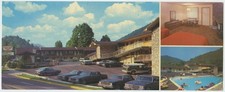 Gatlinburg Tn Highland Motor Inn on Parkway Vintage Postcard Tennessee
