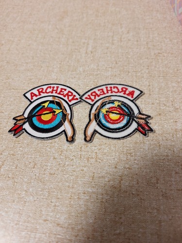 Archery Iron On Girl Boy Cub Fun Patches Scouts