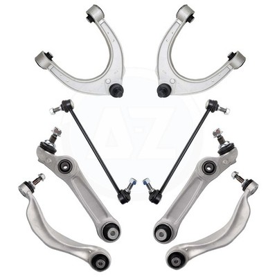 FOR BMW 750 760 750I 760I FRONT UPPER LOWER SUSPENSION WISHBONES ARMS LINKS X8