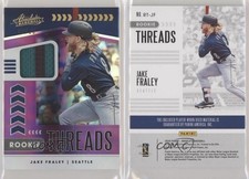 2020 Panini Absolute Rookie Threads Spectrum Purple /25 Jake Fraley #RT-JF RC