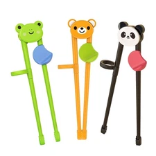 PandaEar 3 Pairs Toddler Training Chopsticks for Kids, Beginners Learning Cho...