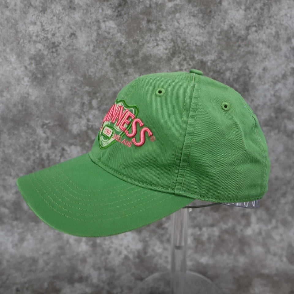 Sombrero de cerveza irlandés Guinness gorra de bola verde Irlanda para hombre con correa ajustable Foto 3 de 4