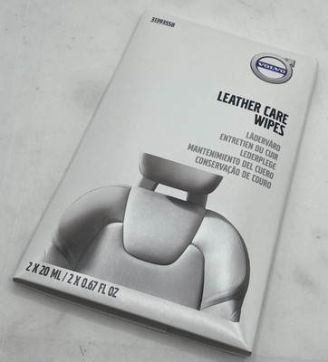 Volvo Genuine 31393558 Leather Care Wipes Clean Conditioner