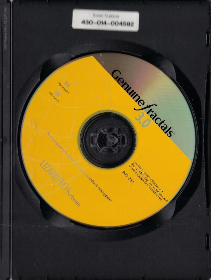 Genuine Fractals PrintPro 3.0 LizardTech Plugin Photoshop Mac/Windows Used 2003 - Image 3 of 3