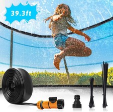 Trampoline Sprinkler for Kids, Fun Summer Outdoor Water Play Sprinkler 39.3ft 