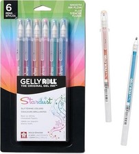 Sakura 37904 6-Piece Gelly Roll Assorted Colors Stardust Galaxy Pen Set