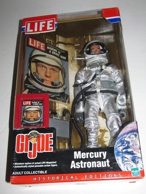 GI Joe LIFE Historical Edition JOHN GLENN Mercury Astronaut 12'' Figure 2002 NEW
