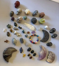 Job Lot Fantastic Crystals Skulls Pumpkins Moons etc x 44