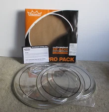 Remo Pinstripe Clear Pro Pack Drum Heads 12" 13" 16" - New
