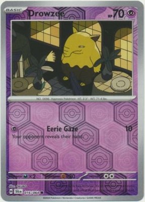 Drowzee - 016/064 - Common - Reverse Holo - Near Mint