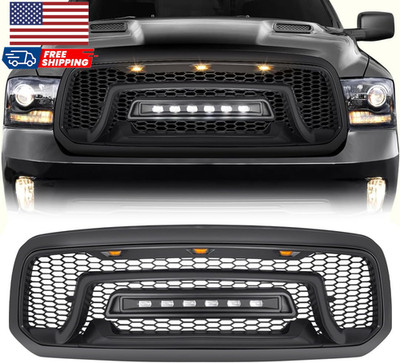 Front Grille Compatible with 2013-2018 Dodge Ram 1500 2019-2023 Ram 1500 Classic