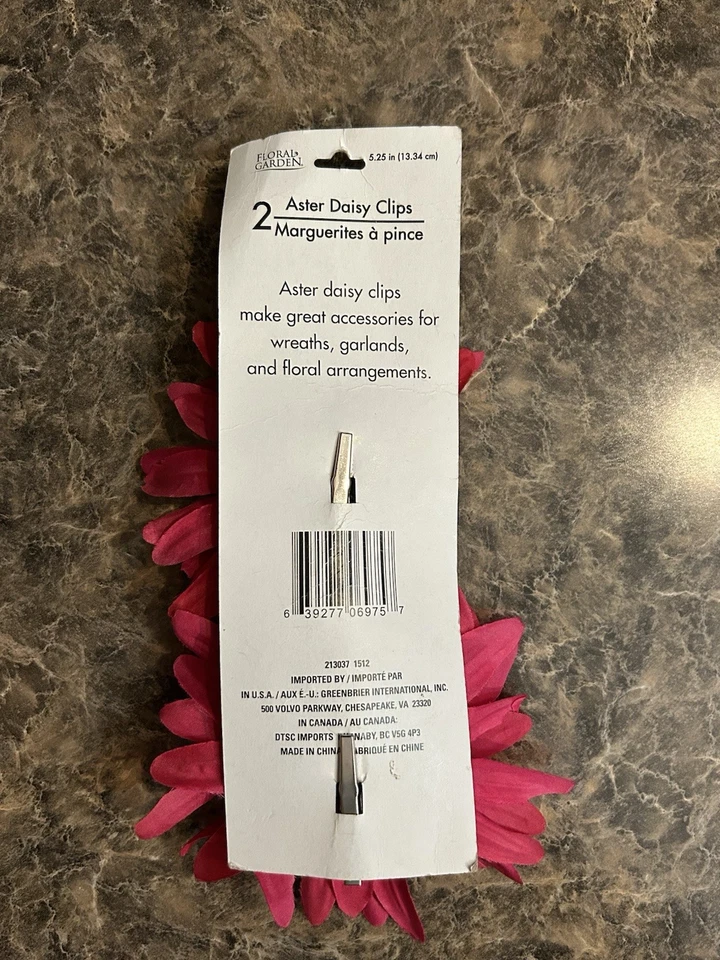 2 Diadema Floral Jardín Tela Primavera Bebé Clip de Pelo Luau Corona Accesorios Foto 2 de 2