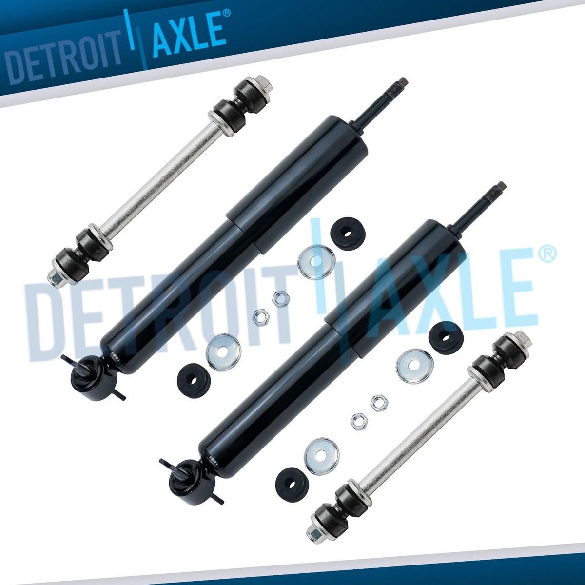 2WD Front Shocks Absorbers and Sway Bar Link for Ford Ranger