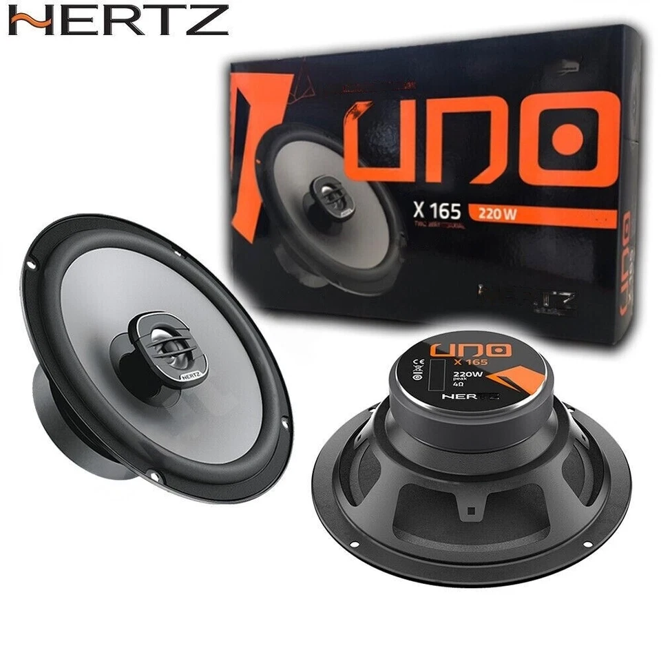 HERTZ X 165 mm Coppia Altoparlanti Coassiali 2 Vie Casse Auto 165mm 16,5cm 220W - Immagine 3 di 4