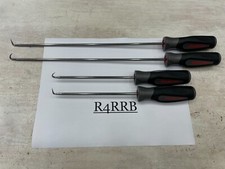 Snap-on Tools NEW 4pc DARK TITANIUM Soft Grip Long HD Pick Set SGLASH1204BDT