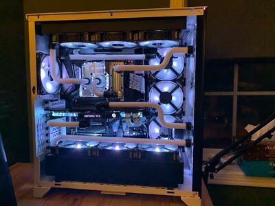 011 Dynamic XL Front Panel Reservoir Water Distro Water