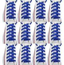12 pairs Flat "Royal Blue" Sneaker Athletic String 27",36",45",54",63" Shoelace