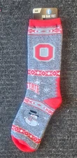 Ohio State Buckeyes Christmas Socks - One Size Fits Most