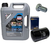 MotoröL Set 5W-30 5 Liter + ÖLfilter SM 111 + Schraube FüR BMW 3Er 5Er Z1 E30