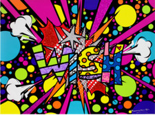 R. BRITTO: ORIGINALER DRUCK  "BIG BANG DREAM" 75x100cm AUSGABE LIMITIERT 27/180