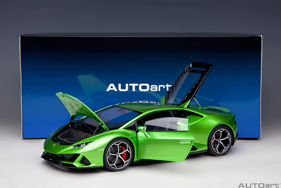 1/18 Lamborghini Huracan Evo Verde Selvans Green Model Car by