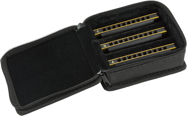 Closeout! 30% off! Fender Blues Deville Harmonica 3 Pack, C,G & A