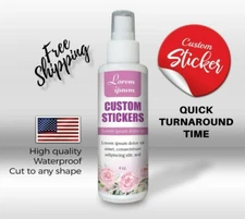 Product Labels  Custom logo stickers , labels stickers, Jars labels.