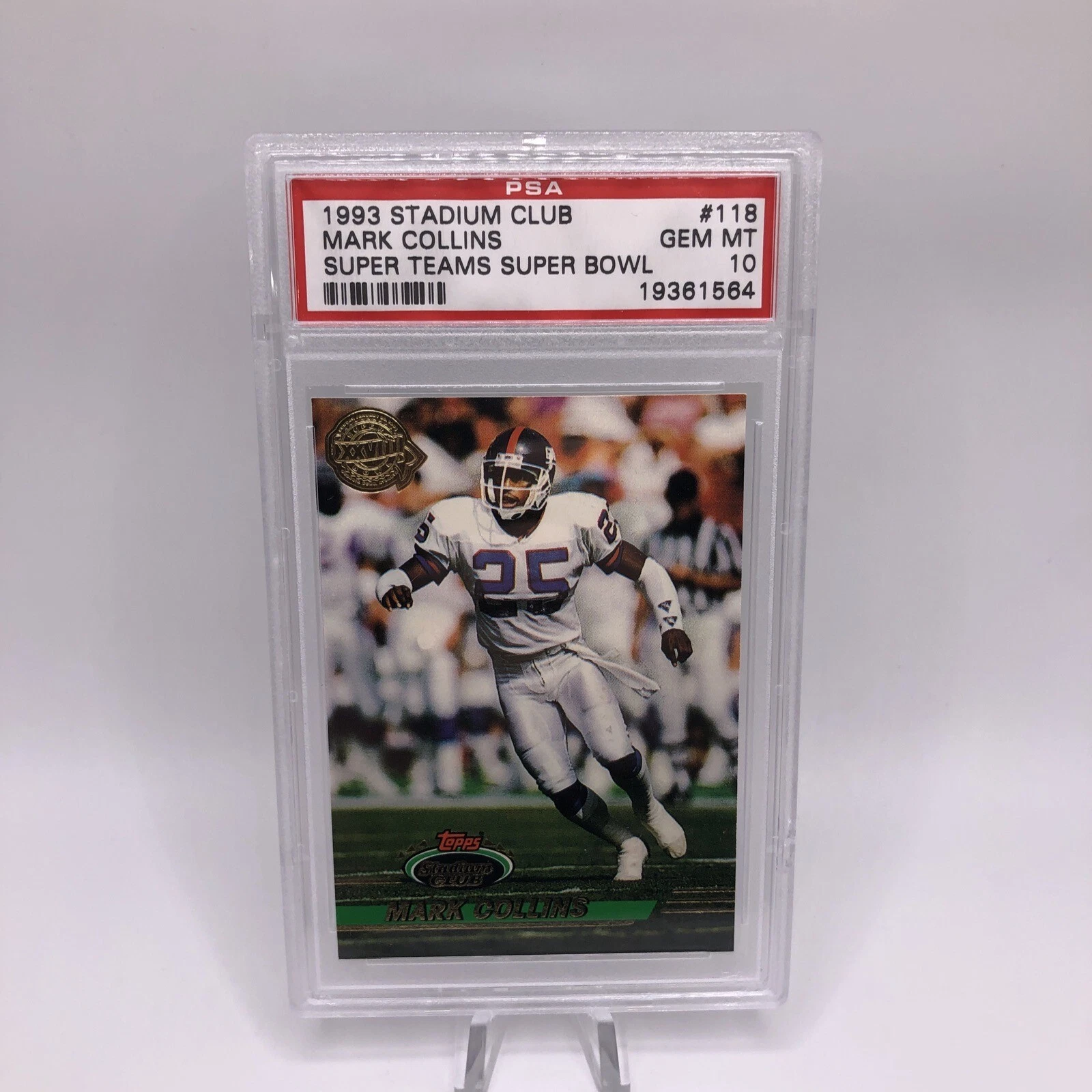 Mark Collins trading card