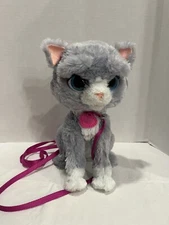 FurReal Friends Bootsie Interactive Kitty Cat W/  Leash Hasbro Plush Toy Tested