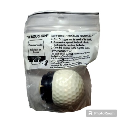 Le Bouchon Champagne Jaquart Golf Ball Stopper and Golf Tees
