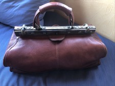 Vintage Doctor’s  Leather  Bag Length 15” Width 7”  Height 9”