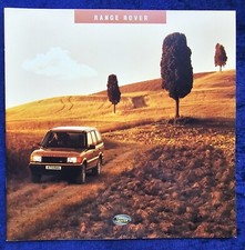 Range Rover Prospekte 3 Stück 1994 Prospekt tech.Daten u. Prospekt Ausstattungen