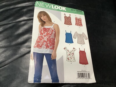  New Look Schnittmuster 6965 Gr. 4-16 ungeschnitten FF misses Bluse Shirt Top