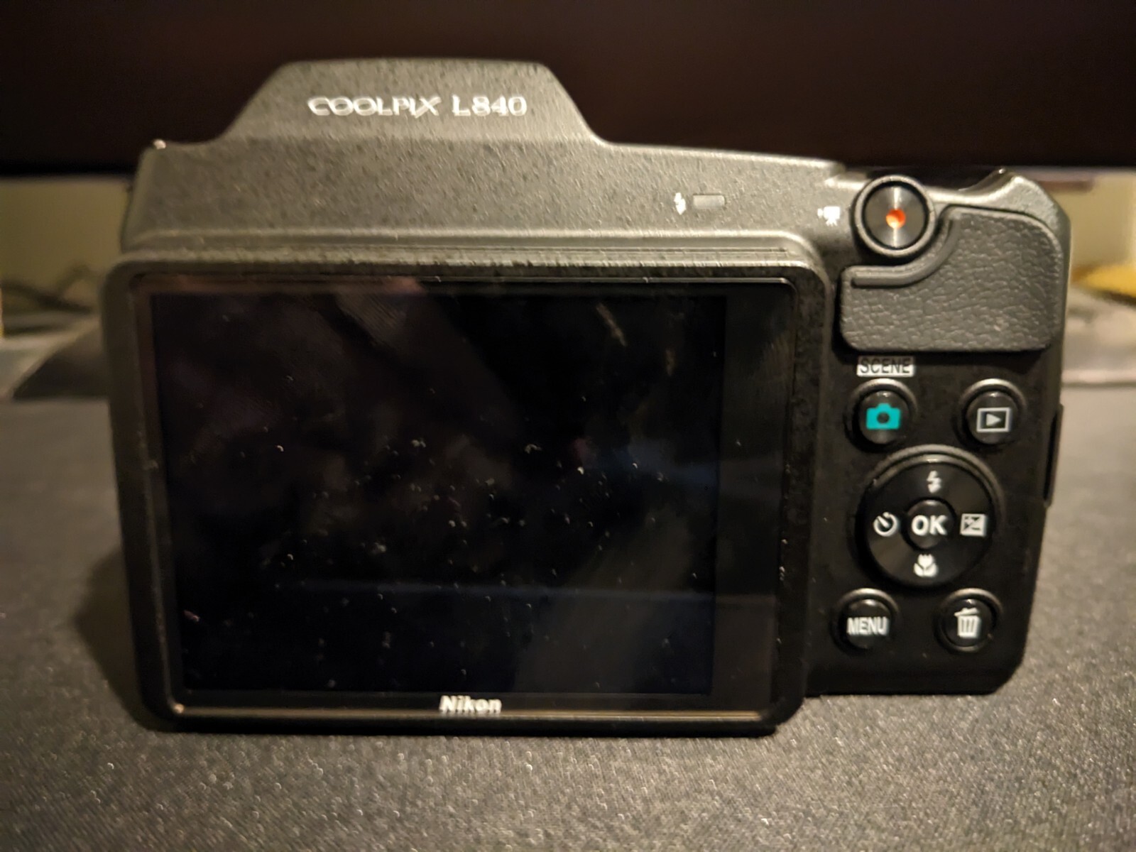 Nikon COOLPIX L840 Digital Camera with 38x Optical Zoom For Parts